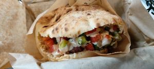 Plantbased Lamb at Oren's Hummus in San Francisco