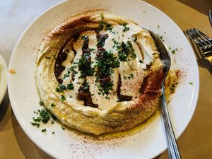   at Oren's Hummus in San Francisco