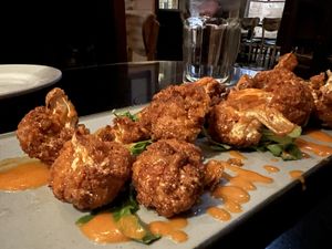Buffalo cauliflower   at Birdsall House in Peekskill