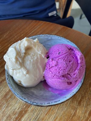 Coconut & dragon fruit  at The Ais in Penang