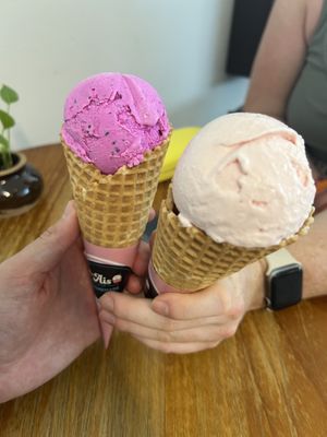 Watermelon and dragon fruit   at The Ais in Penang