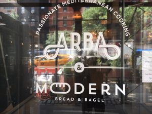 Front window. at Modern Bread & Bagel in New York City