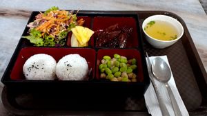 Vegan box at Green Bowl in Kuala Lumpur