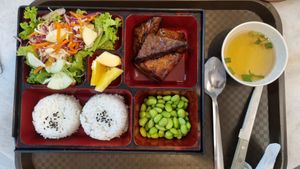 Vegan Bento Box at Green Bowl in Kuala Lumpur