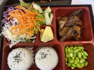 vegan bento box  at Green Bowl in Kuala Lumpur