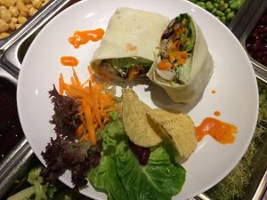 Customise own wrap  at Green Bowl in Kuala Lumpur