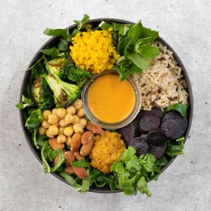 Ayurveda bowl (vegan) at MaKE. in Cologne