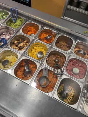 Selection of vegan options   at MaKE. in Cologne