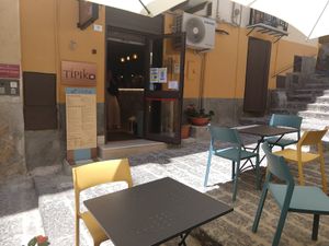 Outside at Tipiko in Agrigento