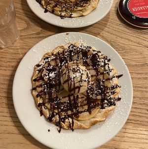 Vegan chocolate and pear!  at L'Alsacien in Paris