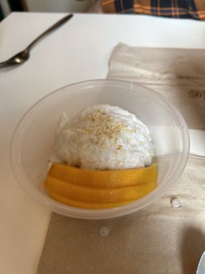 Mango coconut dessert - really tasty    at Bun in Paris
