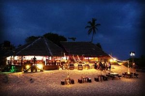 The Lounge at Night. Love this place #Veganuary at The Lounge in Tangalle