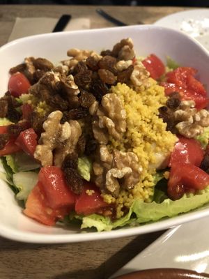 Ensalada de cuscús at CReeA in Tarragona
