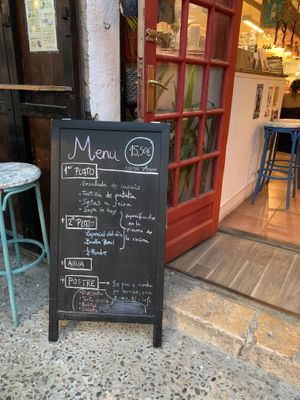 Menu  at CReeA in Tarragona
