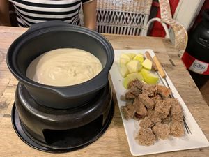 Fondue!! =P at CReeA in Tarragona