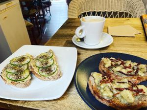 More items from the breakfast menu. at CReeA in Tarragona