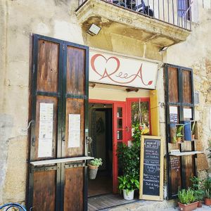 Outside restaurant at CReeA in Tarragona
