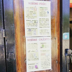 Menu at CReeA in Tarragona