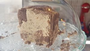 Vanilla cocoa halva at Sotiris Bakery in Bristol