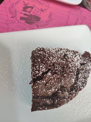 Brownie vegano at B12 in Girona