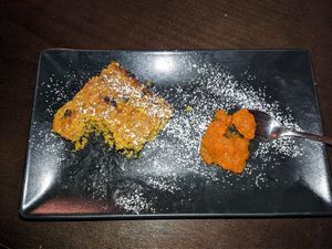 Carrot cake at B12 in Girona