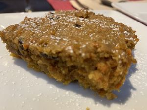 Carrot and chocolate cake   at B12 in Girona