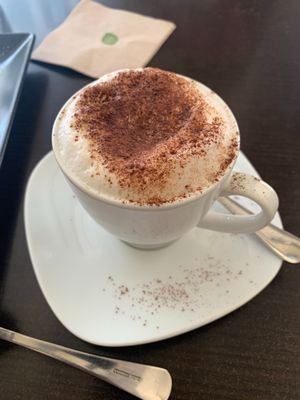 Cappucino at B12 in Girona