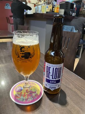 Alcohol free IPA  at B12 in Girona