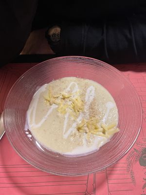 Cauliflower cheddar soupp  at B12 in Girona