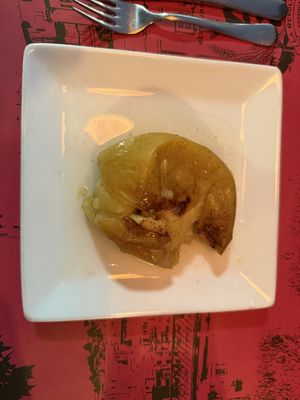 Baked apple  at B12 in Girona