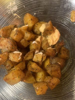 Patatas bravas  at B12 in Girona