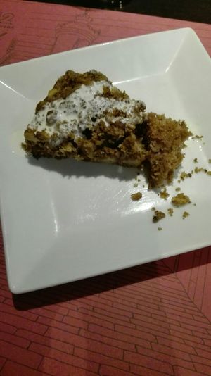 Apple cinnamon cake. Absolutely delicious. The best at B12 in Girona
