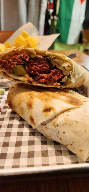 Turkish no meat kebab at The Olive Tree in Castlebar