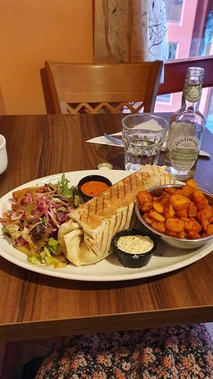 Vegan kebab at The Olive Tree in Castlebar