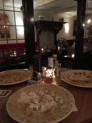 Lovely vegan pancakes  at Oudt Leyden in Leiden