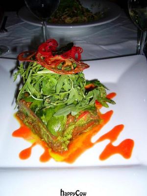 Raw lasagna at La Mano Verde in Berlin