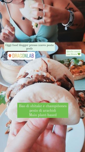 Bao e quiche at Dragon Lab in Murcia