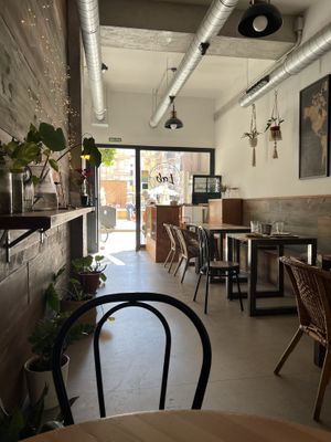 The cafe inside  at Dragon Lab in Murcia