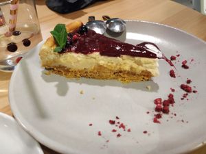 Cheesecake at Dragon Lab in Murcia