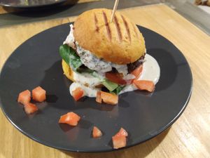 Burger tapa at Dragon Lab in Murcia