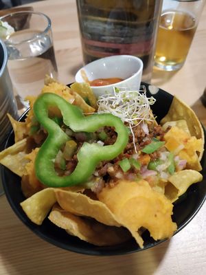 Nachos at Dragon Lab in Murcia