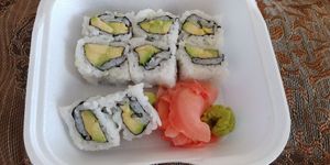 Avocado roll at Sushi Zen in El Paso