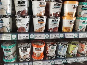 Vegan Ice cream so delicious brand at Whole Foods Market in El Paso