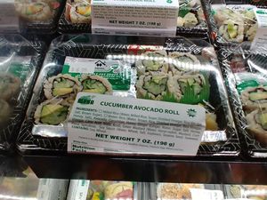 Vegan sushi roll at Whole Foods Market in El Paso
