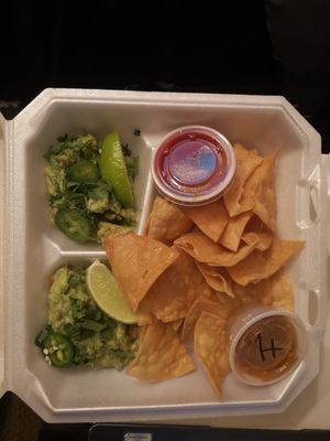 Guacamole and chips at Little Frida's Taco Shop in Northfield