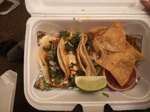 Vegan Tacos at Little Frida's Taco Shop in Northfield