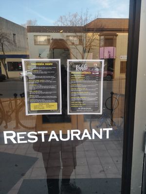 Snapshot of the menu at Little Frida's Taco Shop in Northfield