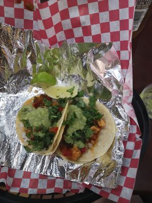 Veggie Streetfood tacos at Little Frida's Taco Shop in Northfield