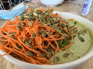 Quinoa bowl ￼  at Slice of Life in Sebastopol