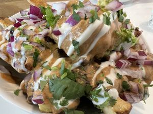 Loaded fries   at Slice of Life in Sebastopol